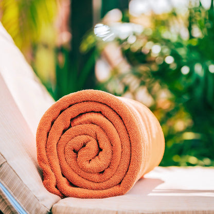 Luxury Cotton Towels - Orange