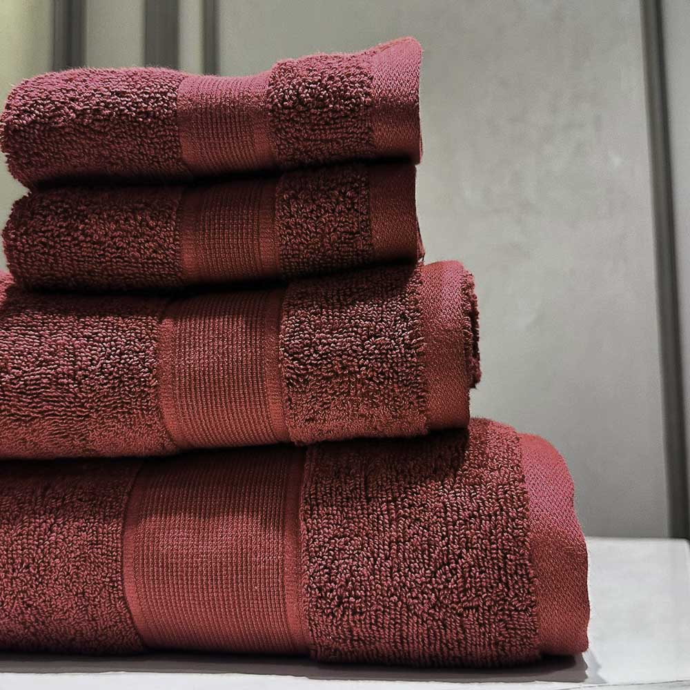 Cotton Bath towel  red